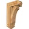 Ekena Millwork Imperial Arts and Crafts Rough Sawn Bracket w/ Offset Brace, Western Red Cedar, 6"W x 14"D x 22"H BKT0604X14X22IMP03RWR - alternate 1